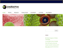 Tablet Screenshot of chobotix.cz